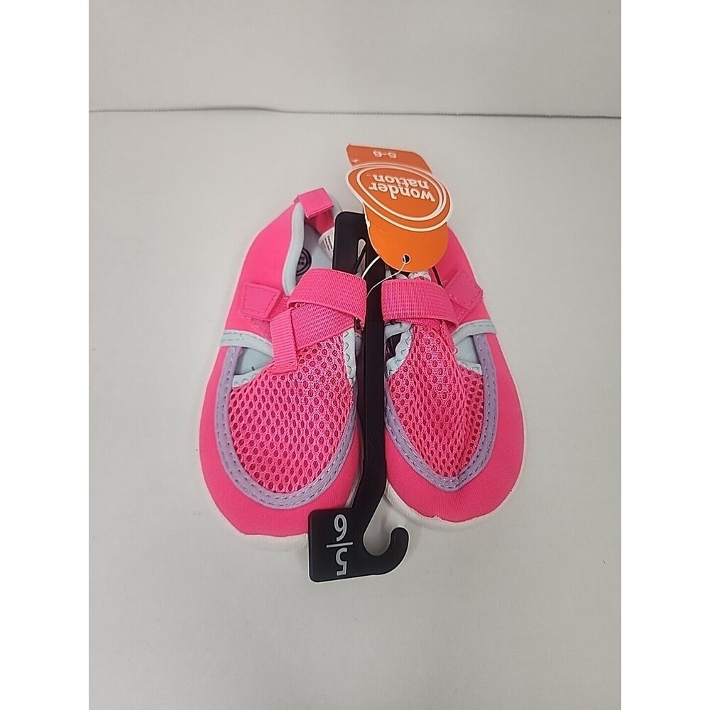 Wonder Nation Toddler Size 5-6 Pink Swim Shoes
